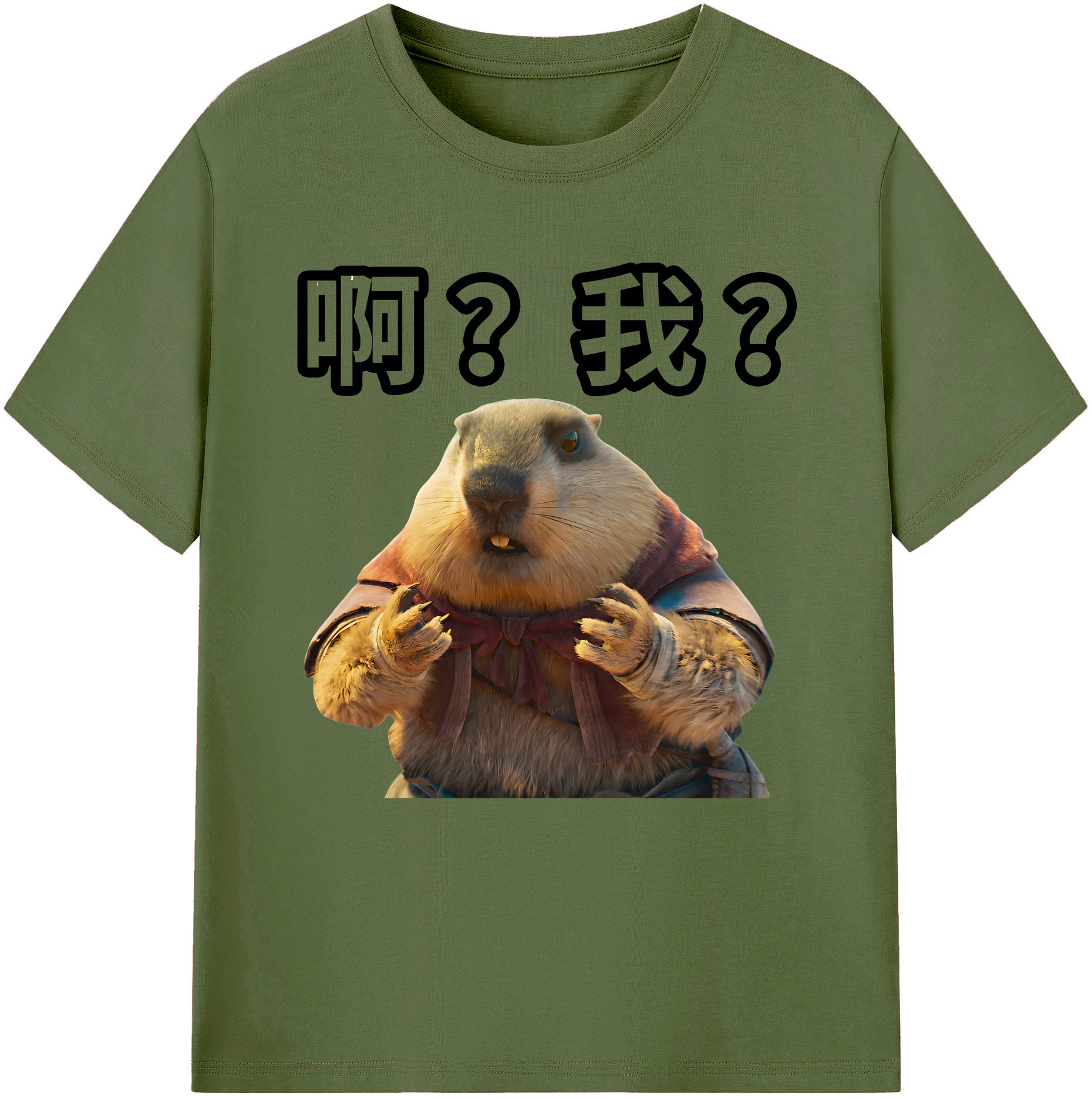 （画像用） Ne Zha 2 ナタ 魔童の大暴れ 綿100％半袖Tシャツ（フロントプリント）